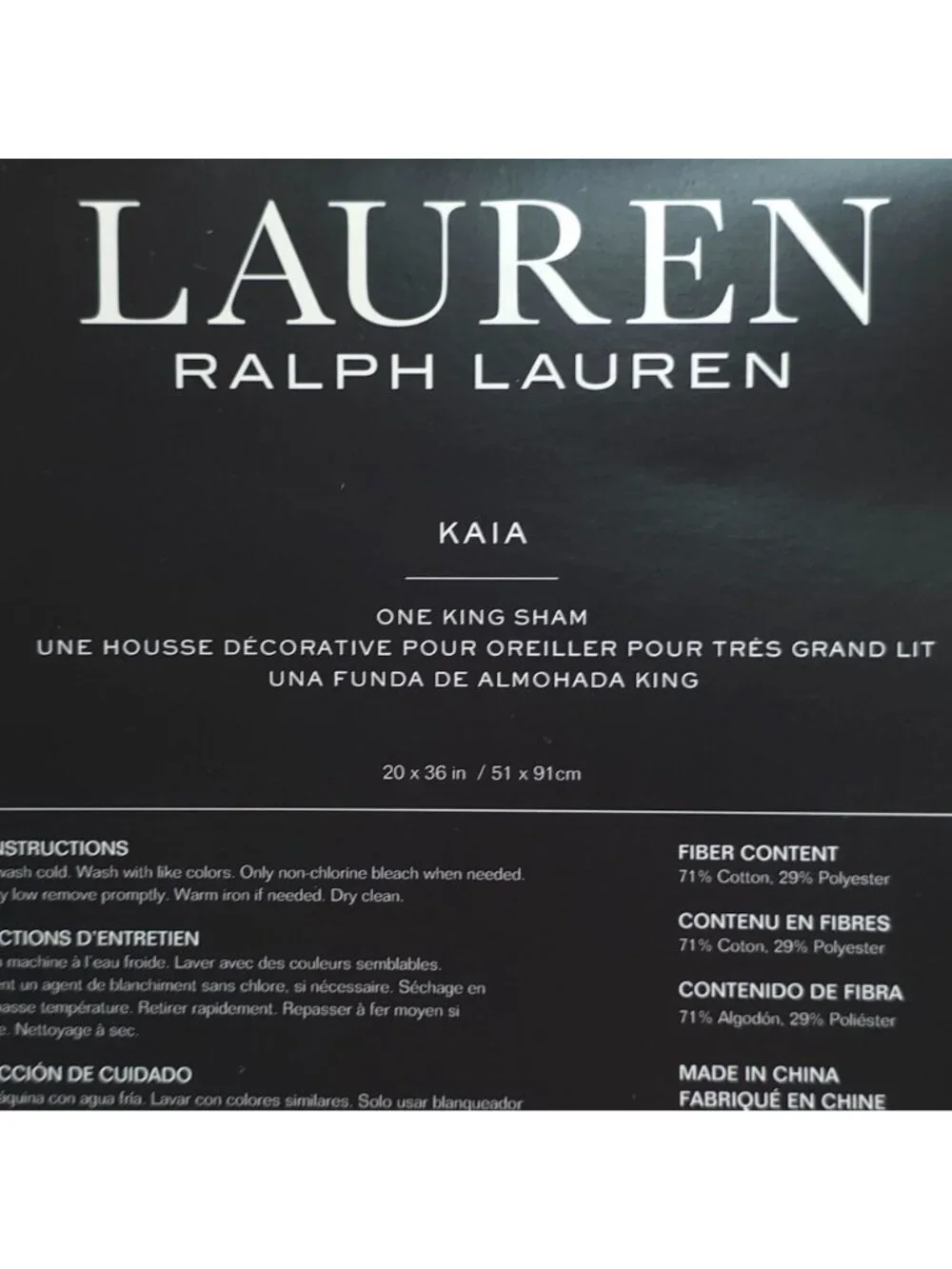 Lauren Ralph Lauren Kaia King Sham 2 Pack 20